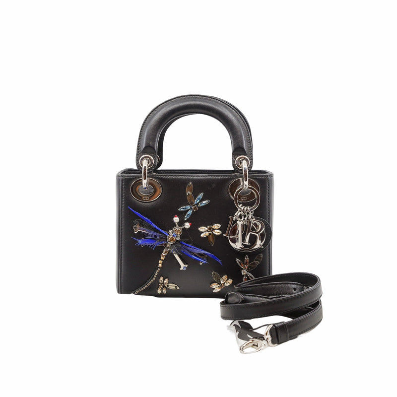 lady dior mini black phw - L'UXE LINK