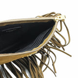 thumbnail MEDIUM tassels CLUTCH BROWN GHW - L'UXE LINK