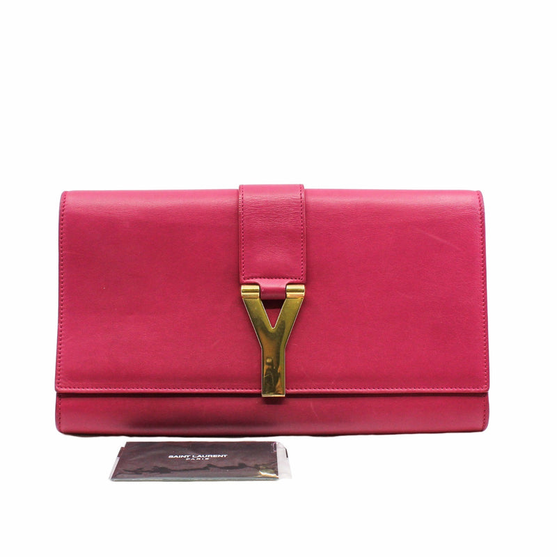 CLUTCH Y LOGO PINK GHW