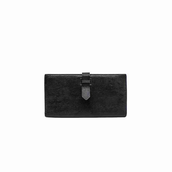 bearn wallet black phw c stamp - L'UXE LINK