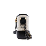 thumbnail Gabrielle small hobo shoulder bag black&white seri25 - L'UXE LINK