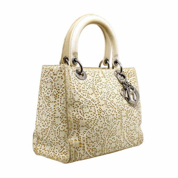 lady dior yellow and white holllow out phw - L'UXE LINK