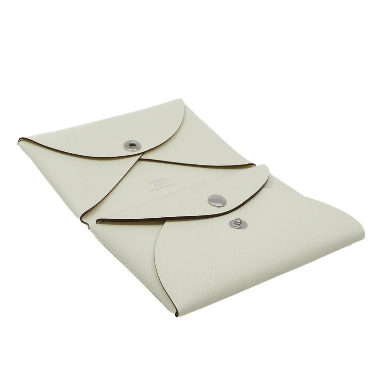 Craie Epsom calvi dou card holder B