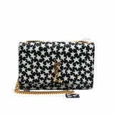 thumbnail Chain Bag  Star Print Monogram Black White GHW - L'UXE LINK