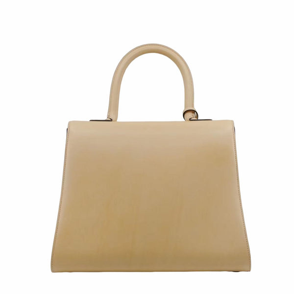 top handle brilliant MM beige pink - L'UXE LINK