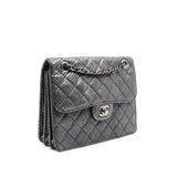 thumbnail square flap bag in gray snake skin seri 17 - L'UXE LINK