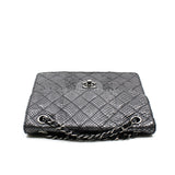 thumbnail square flap bag in gray snake skin seri 17 - L'UXE LINK