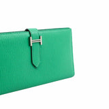 thumbnail bearn long wallet green phw A stamp - L'UXE LINK