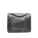 thumbnail square flap bag in gray snake skin seri 17 - L'UXE LINK