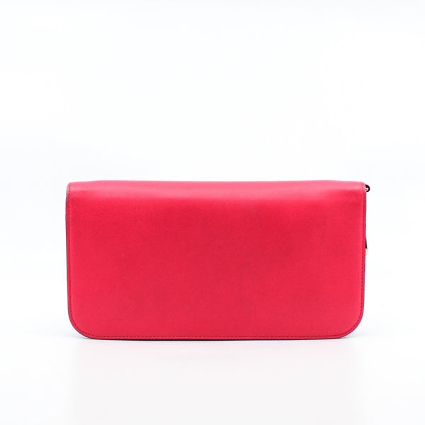 issimo long wallet pink with gray phw - L'UXE LINK