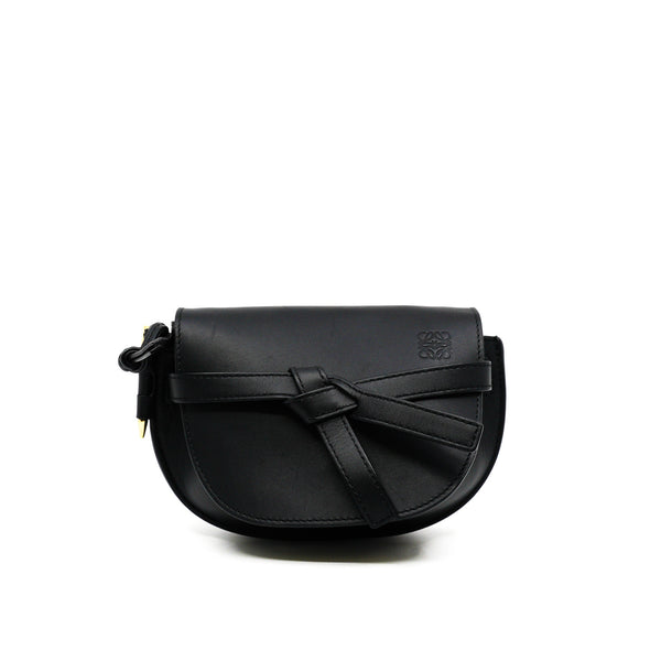 gate mini black calf skin - L'UXE LINK