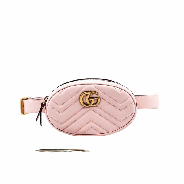 GG BELT BAG PINK GHW#85 - L'UXE LINK