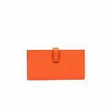 thumbnail bearn long wallet orange ghw A stamp - L'UXE LINK