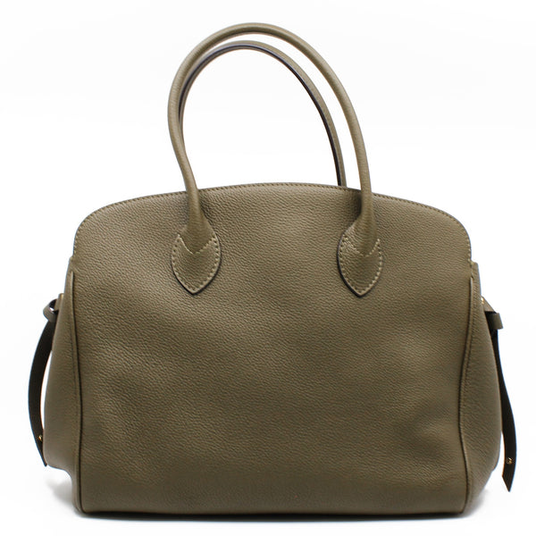 tote green with strap ghw - L'UXE LINK