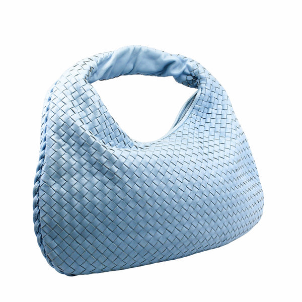 shoulder bag weave blue