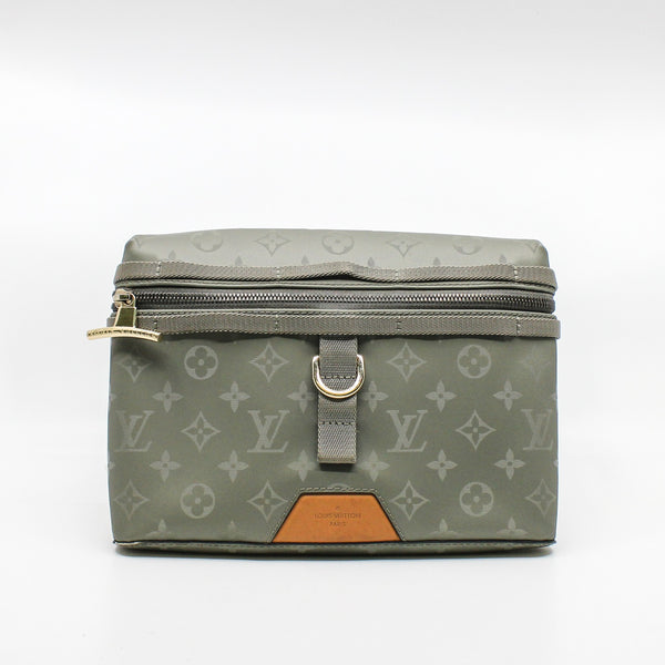 belt bag Canvas light green phw - L'UXE LINK