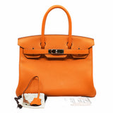 thumbnail birkin 30 i9 orange togo phw C stamp - L'UXE LINK