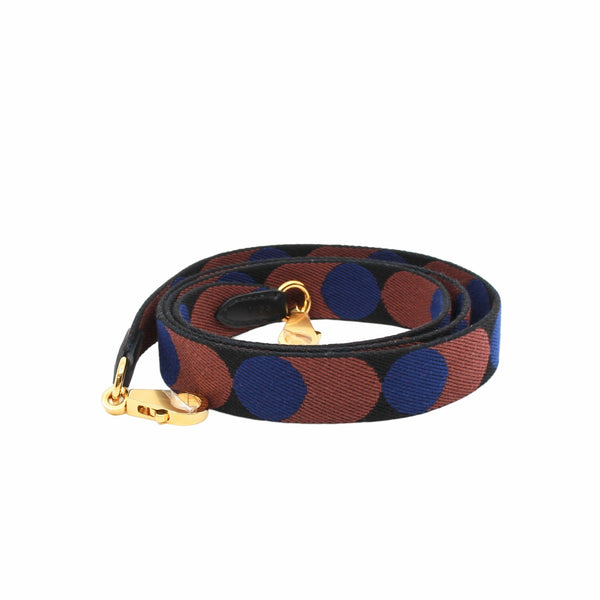 strap blue almond and black dots - L'UXE LINK