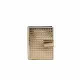 thumbnail zip  compact wallet  gold patent - L'UXE LINK