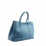 thumbnail garden party  36cm leather blue - L'UXE LINK