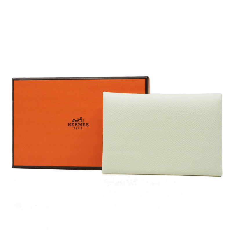 Craie Epsom calvi dou card holder B