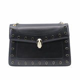 thumbnail flap  chain bag leather black - L'UXE LINK