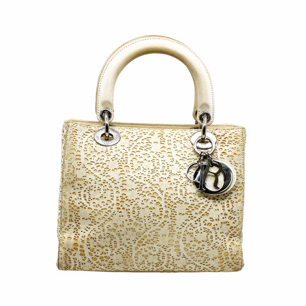 lady dior yellow and white holllow out phw - L'UXE LINK