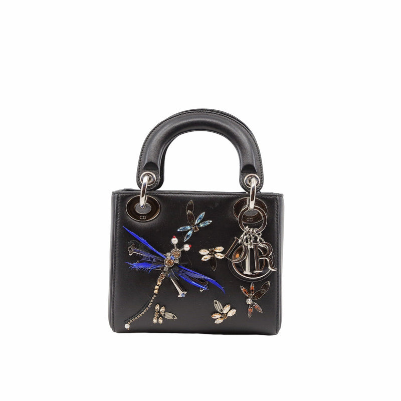 lady dior mini black phw - L'UXE LINK