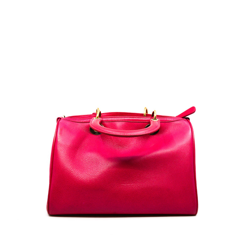 zip tote in calfskin pink phw