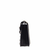 thumbnail flap  chain bag leather black - L'UXE LINK