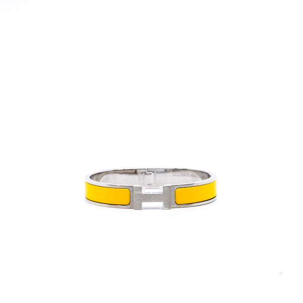 man clic h bangle in 7I yellow phw - L'UXE LINK