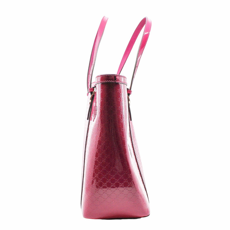 Tote Patent Leather Pink Berry