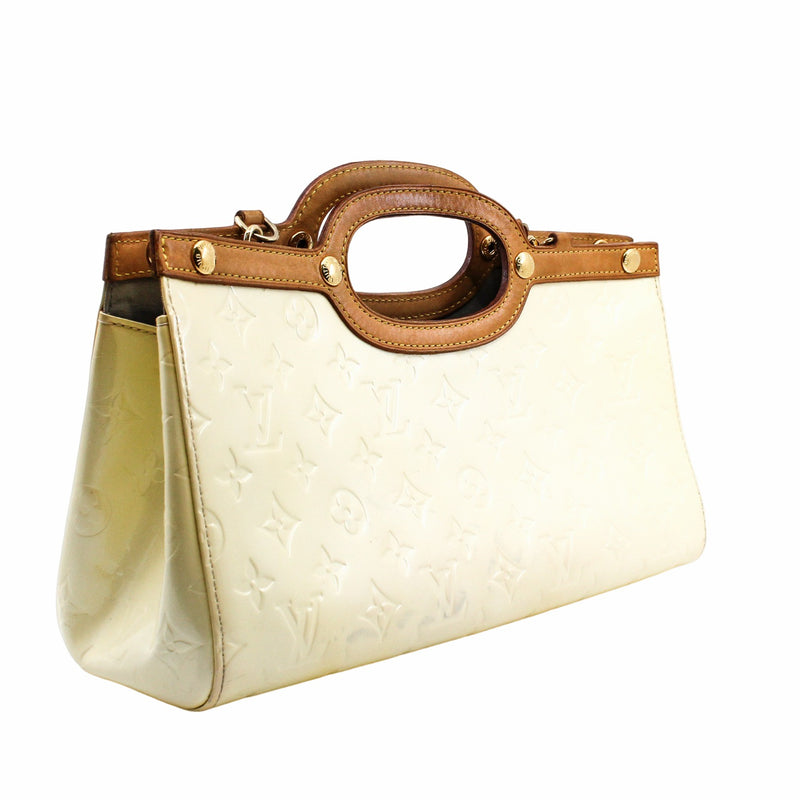 Roxbury Drive Handbag Monogram Vernis white GHW