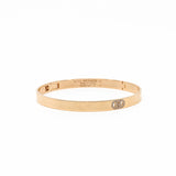 thumbnail H d'Ancre diamond 18k yg bracelet, small model - L'UXE LINK