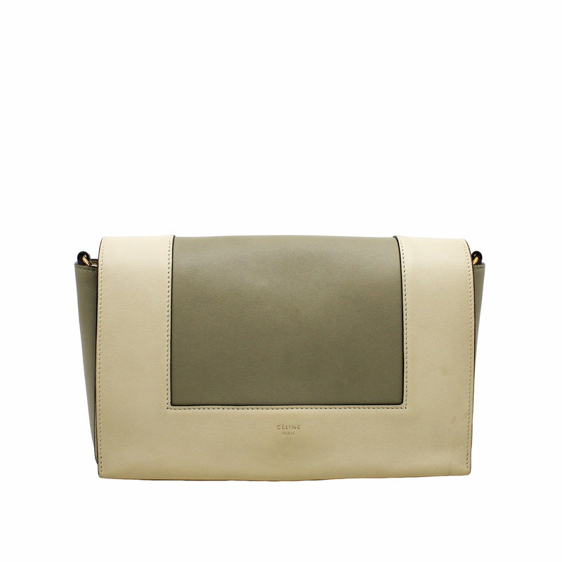 frame bag medium light grey green with white out line ghw - L'UXE LINK