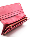 thumbnail Prada wallet red rose with a bow - L'UXE LINK