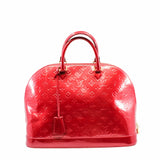 thumbnail alma large  patent leather red ghw - L'UXE LINK