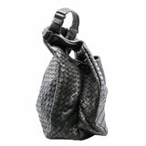 thumbnail Nappa Intrecciato Hobo Bag  Large   Lambskin  Grey