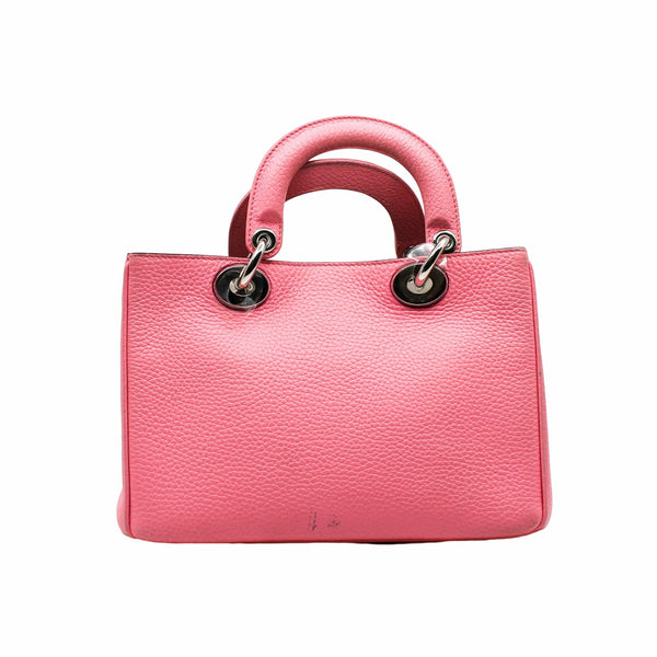 Diorissimo Tote Pebbled Mini Leather  pink phw - L'UXE LINK