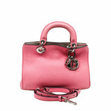 thumbnail Diorissimo Tote Pebbled Mini Leather  pink phw - L'UXE LINK