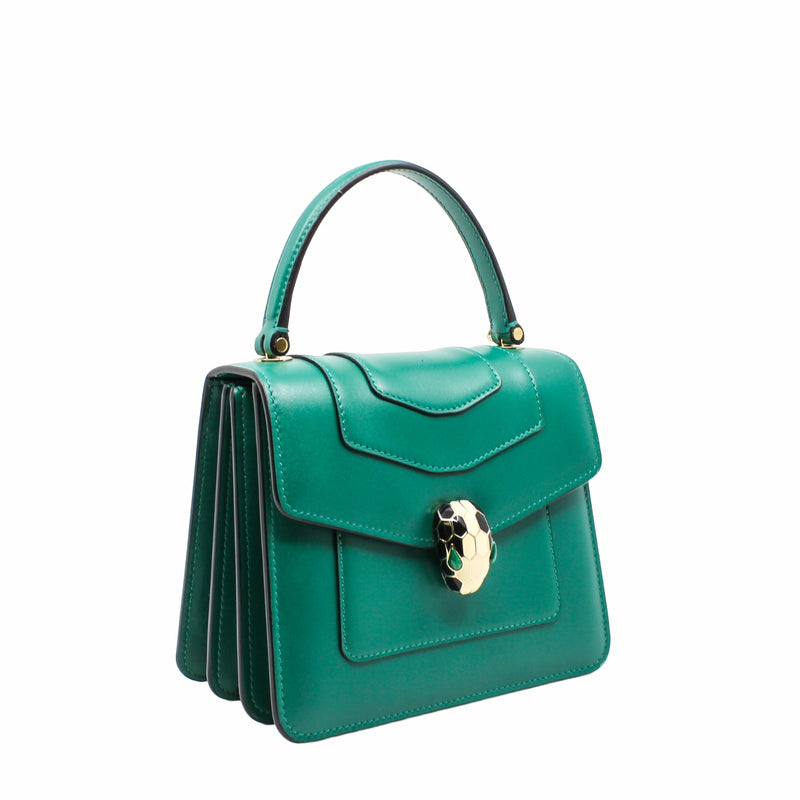 serpenti with handle green ghw - L'UXE LINK