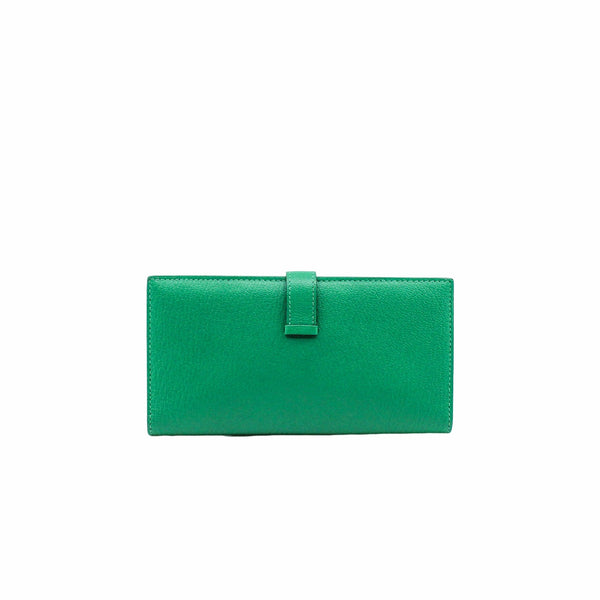 bearn long wallet green phw A stamp - L'UXE LINK