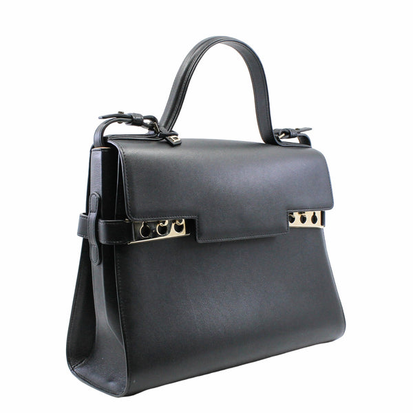 Tempete Top Handle Bag GM Black  GHW - L'UXE LINK