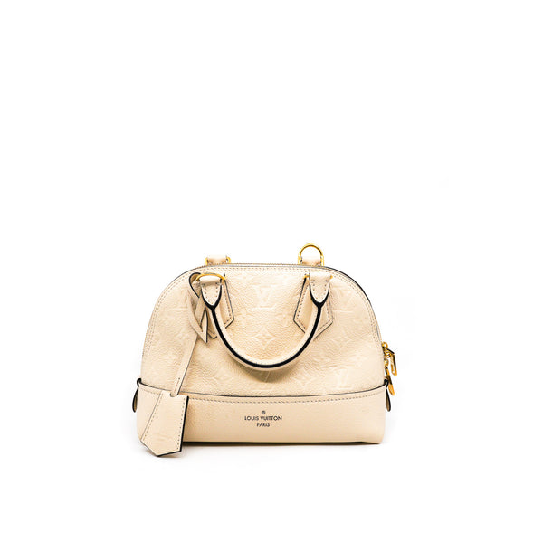 alma bb in leather white ghw - L'UXE LINK