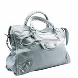 thumbnail CITY HANDBAG LEATHER sky blue - L'UXE LINK