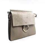 thumbnail faye medium leather grey - L'UXE LINK