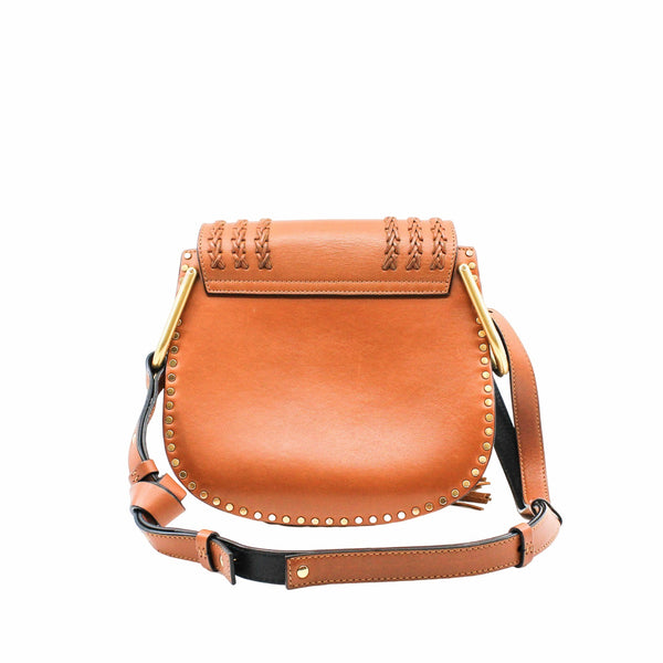 hudson shoulder bag small brown ghw - L'UXE LINK