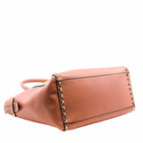 thumbnail tote bag small with long strap leather peach pink ghw - L'UXE LINK