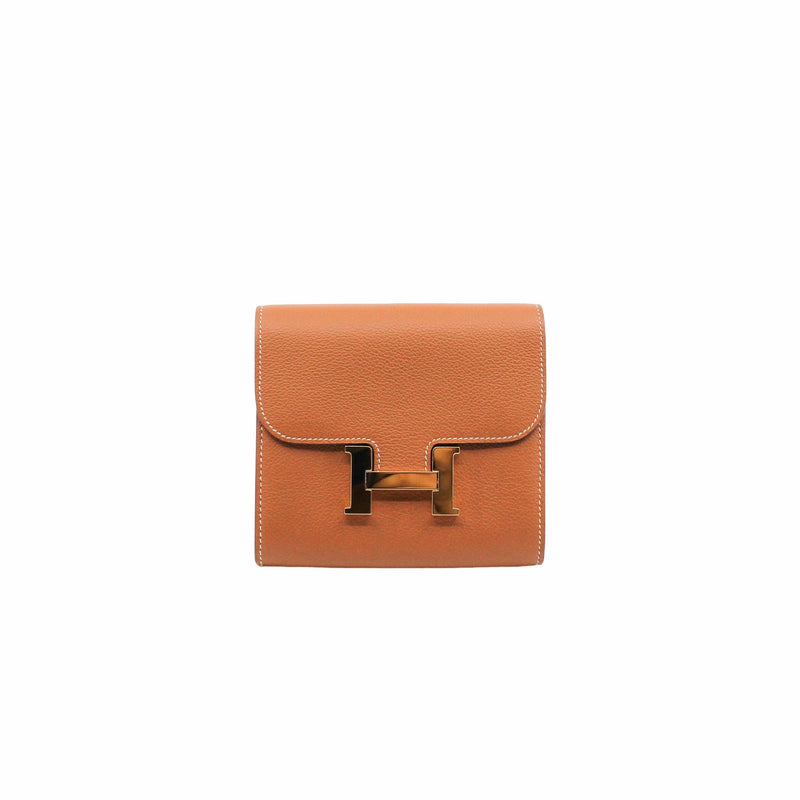 constance compact brown ghw D stamp - L'UXE LINK