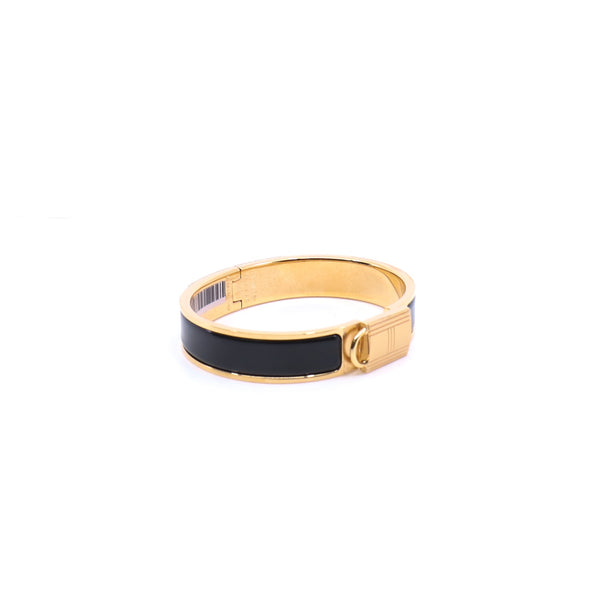 clic h bangle black rghw - L'UXE LINK